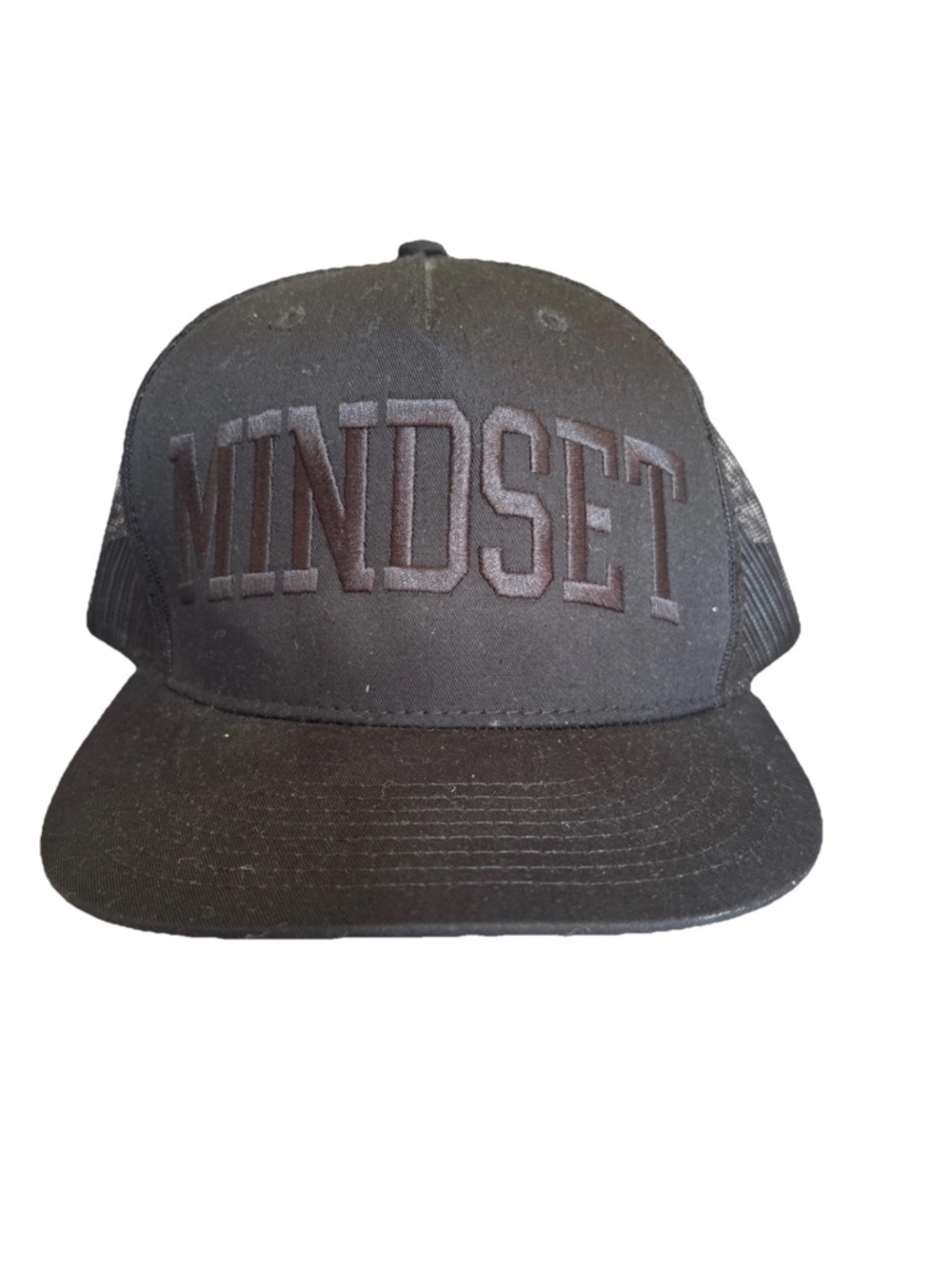 Decky Men’s Black MINDSET Logo Trucker Urban Streetwear Snapback Cap HAT OSFM